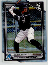 2024 Bowman Chrome Draft Refractor #BDC-179 Eduardo Herrera