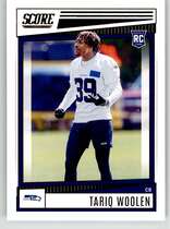 2022 Score Base Set #390 Tariq Woolen