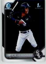 2022 Bowman Chrome Prospects #BCP-4 Misael Gonzalez