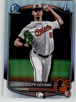 2025 Bowman Chrome Draft Refractor #BDC-186 Joseph Dzierwa