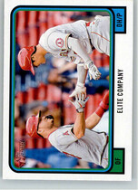 2022 Topps Heritage High Number Combo Cards #CC-2 Mike Trout|Shohei Ohtani