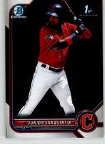 2022 Bowman Chrome Prospects #BCP-80 Junior Sanquintin