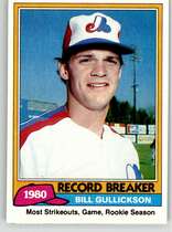 1981 Topps Base Set #203 Bill Gullickson