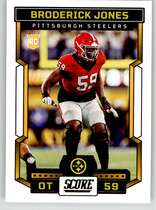 2023 Score Base Set #394 Broderick Jones