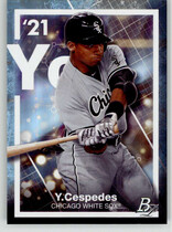 2021 Bowman Platinum Precious Elements #PE-4 Yoelqui Cespedes