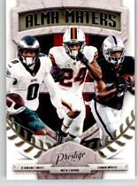 2024 Panini Prestige Alma Maters #20 Dandre Swift|Nick Chubb|Zamir White