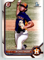 2022 Bowman Draft #BD-120 Michael Knorr