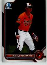 2022 Bowman Chrome Draft #BDC-106 Maikol Hernandez