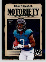 2024 Panini Mosaic Notoriety #25 Brian Thomas Jr.