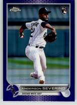 2022 Topps Chrome Update Purple Refractor #USC22 Anderson Severino
