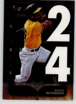 2025 Panini Select Select Numbers #12 Rickey Henderson