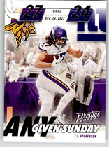 2023 Panini Prestige Any Given Sunday #ASG-16 T.J. Hockenson