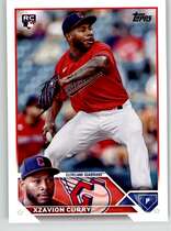 2023 Topps Base Set Series 2 #513 Xzavion Curry