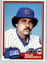 1981 Topps Base Set #238 Willie Hernandez