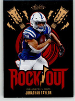 2024 Panini Absolute Rock Out #10 Jonathan Taylor