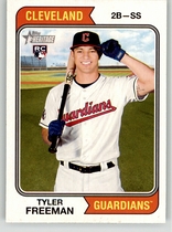 2023 Topps Heritage #319 Tyler Freeman
