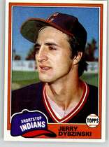 1981 Topps Base Set #198 Jerry Dybzinski