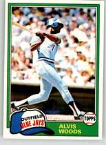 1981 Topps Base Set #703 Alvis Woods