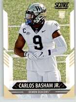 2021 Score Base Set #347 Carlos Basham Jr.