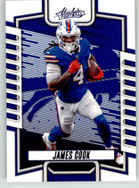 2023 Panini Absolute Blue #41 James Cook