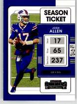 2021 Panini Contenders #10 Josh Allen