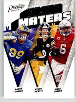 2023 Panini Prestige Alma Maters #AM-7 Aaron Donald|James Conner|Kenny Pickett