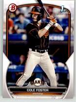 2023 Bowman Draft #BD-128 Cole Foster