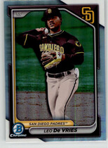 2024 Bowman Chrome Draft Refractor #BDC-116 Leo De Vries