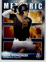 2021 Bowman Platinum Meteoric #MET-17 Nick Gonzales