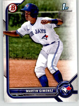 2022 Bowman Prospects #BP-97 Martin Gimenez