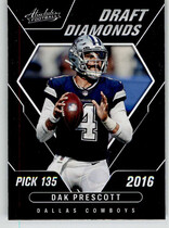 2022 Panini Absolute Draft Diamonds #DD-2 Dak Prescott