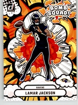 2025 Donruss Bomb Squad #28 Lamar Jackson