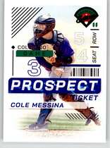 2024 Panini Prospect Edition Prospect Ticket #95 Cole Messina