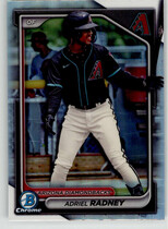 2024 Bowman Chrome Draft Refractor #BDC-136 Adriel Radney