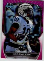 2022 Bowman Chrome University Pink Refractor #87 Nick Singleton