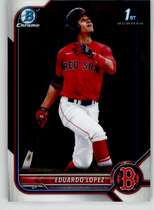 2022 Bowman Chrome Prospects #BCP-134 Eduardo Lopez
