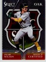 2025 Panini Select Select Certified #5 Jacob Wilson