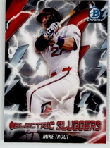 2026 Bowman Chrome Electric Sluggers #ES-25 Mike Trout