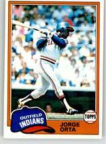 1981 Topps Base Set #222 Jorge Orta