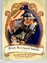 2009 Topps Allen & Ginter National Pride #NP69 Ryan Rowland-Smith
