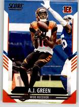 2021 Score Base Set #101 A.J. Green