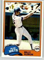 1981 Topps Base Set #163 Billy Almon