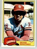 1981 Topps Base Set #586 Silvio Martinez