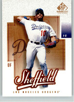 2001 SP Game Bat Edition #65 Gary Sheffield