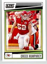 2022 Score Base Set #114 Creed Humphrey