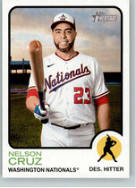 2022 Topps Heritage High Number #719 Nelson Cruz