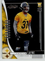 2019 Panini Absolute (Retail) #184 Justin Layne