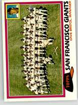 1981 Topps Base Set #686 Giants Team