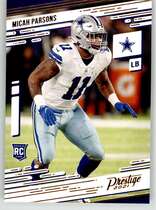 2021 Panini Chronicles Prestige Rookies Update #244 Micah Parsons