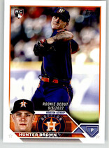 2023 Topps Update #US315 Hunter Brown